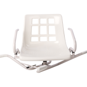 Siège de bain pivotant à accoudoirs relevables Edora