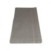 Tapis de bain antidérapant gris en longueur 70x40 cm non perforé