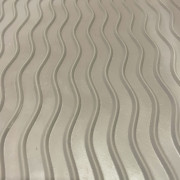 Tapis de bain antidérapant gris en longueur 70x40 cm non perforé