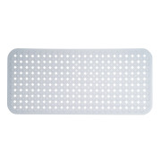Tapis de bain antidérapant rectangulaire à ventouses perforé