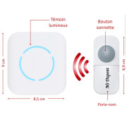 Carillon d'appel pour rampe d'accès PMR Eco