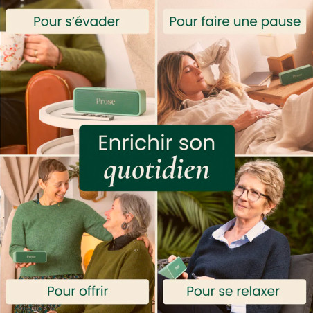 Lecteur de livre audio Prose