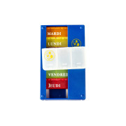 Pilulier hebdomadaire 3 compartiments