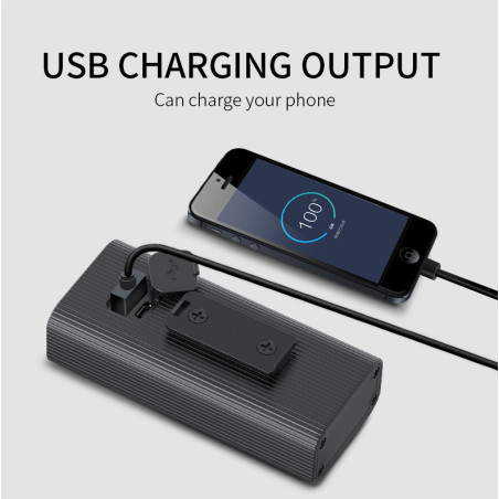 Lumière rechargeable pour déambulateur/fauteuil roulant