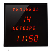 Horloge calendrier digitale
