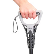 Canne quadripode avec poignée ergonomique