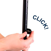 Canne quadripode avec poignée ergonomique