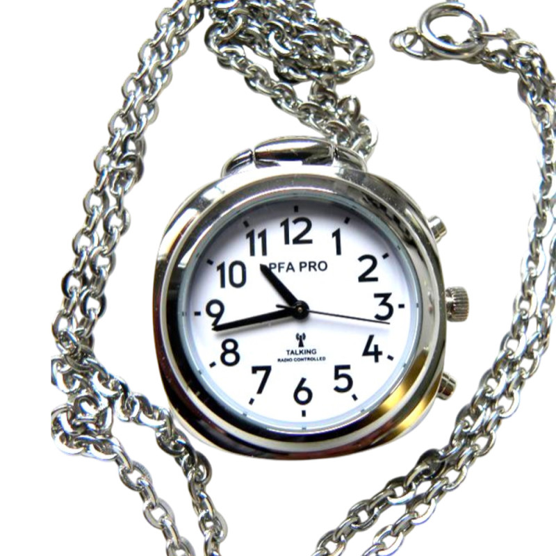 Montre parlante radio pilotée en pendentif collier