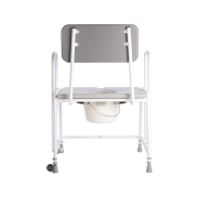 Chaise percée bariatrique à hauteur réglable