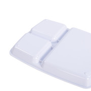 Assiette 3 compartiments avec couvercle