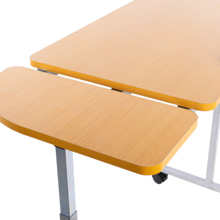 Table de lit inclinable et réglable