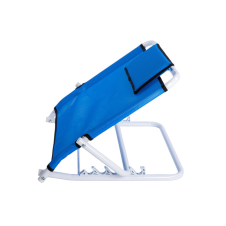 Dossier de lit réglable bleu