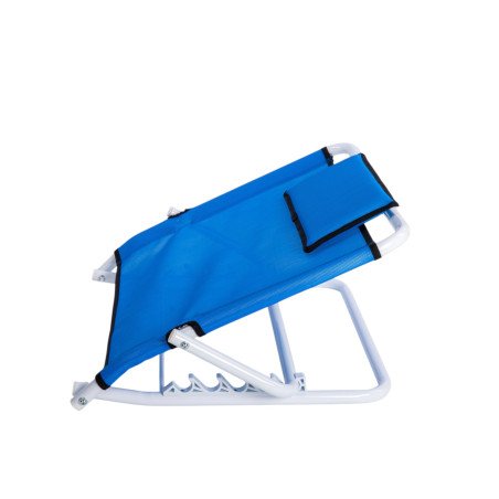 Dossier de lit réglable bleu