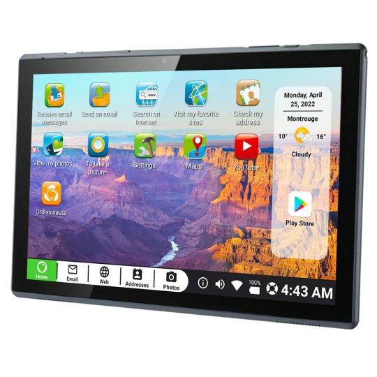 Tablette Touch 10 pouces Ordissimo