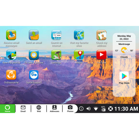 Tablette Touch 10 pouces Ordissimo