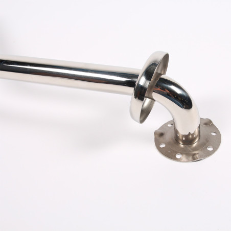 Barre d'appui coudée 135° inox 30 x 30 cm