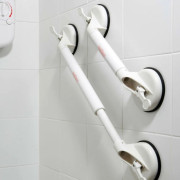 Barre de maintien ventouses résistante télescopique 44-56 cm
