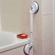 Barre de maintien ventouses résistante télescopique 44-56 cm
