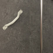 Barre d'appui en inox avec extrémités plates