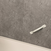 Barre d'appui en inox avec extrémités plates