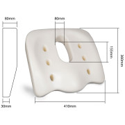 Coussin à mémoire de forme pour le coccyx