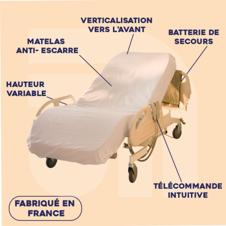 Lit médicalisé releveur SIT UP