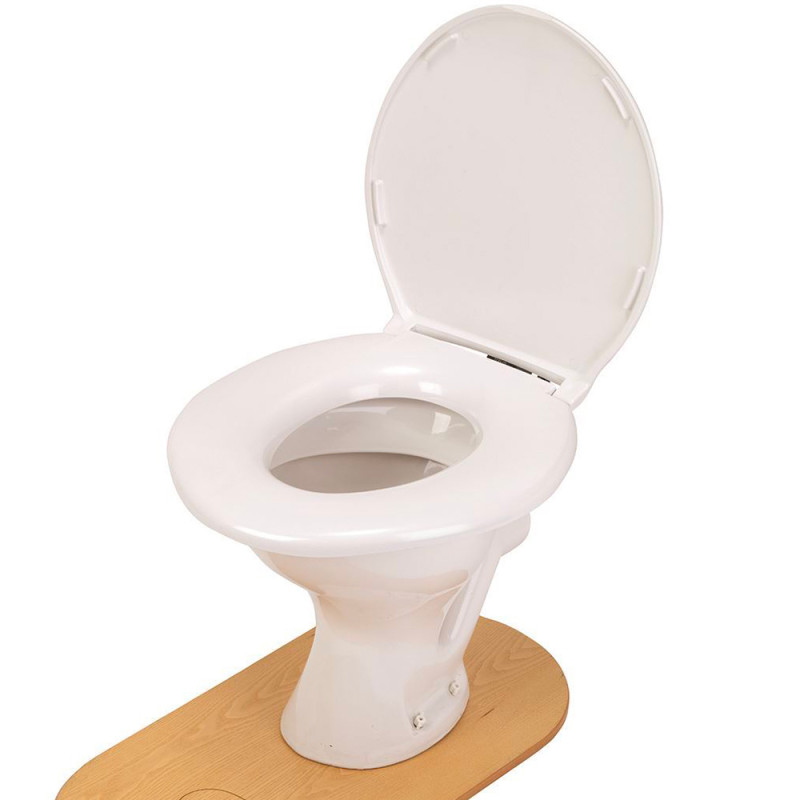 Lunette de WC extra large Big John - Blanc - 48,2 cm