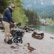 Déambulateur carbone Saljol tout en 1