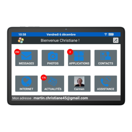 Tablette senior Facilotab Nomad 128 GO (2025)
