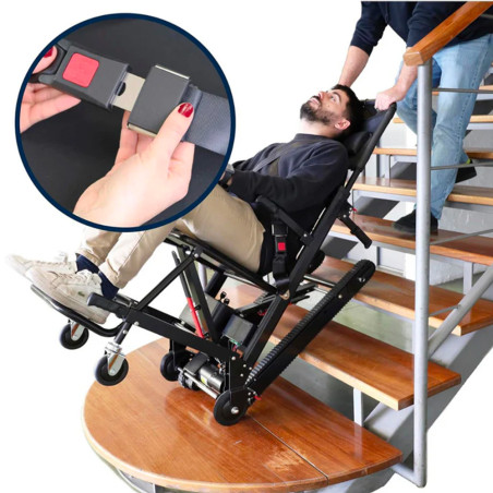 Fauteuil électrique monte-escaliers portable pour adultes
