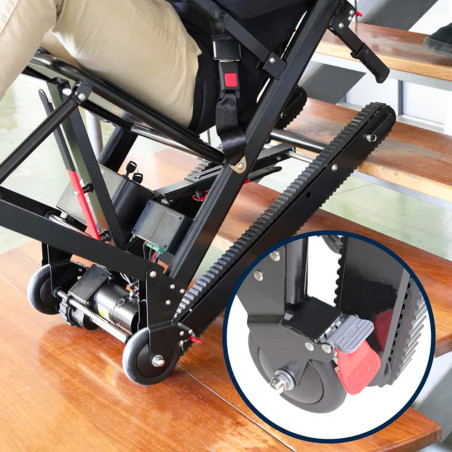 Fauteuil électrique monte-escaliers portable pour adultes