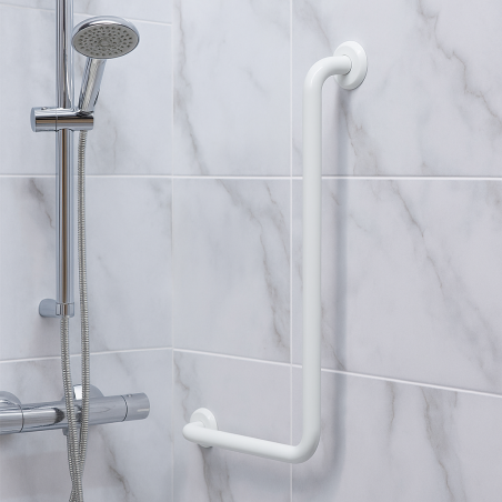 Barre d'appui 90° en acier