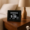 l'horloge calendrier numérique aplos