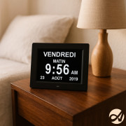 L'horloge calendrier...
