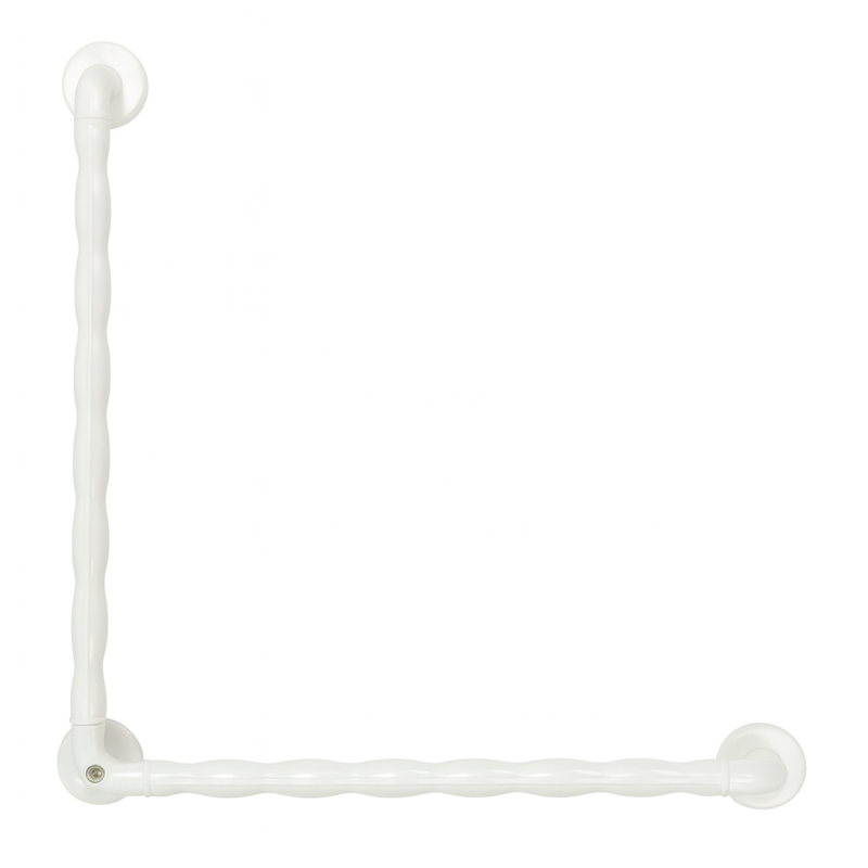Barre d'appui Ergo 90° - Blanc - 125 kg