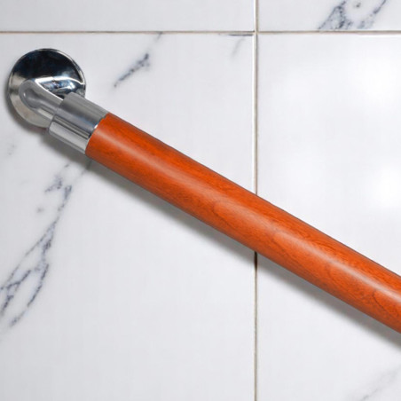 Barre d'appui 40 cm design en bois