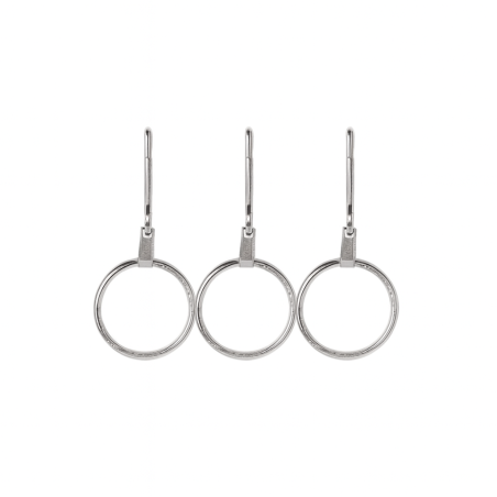 Lot de 3 anneaux pour fermeture éclair