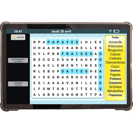 Tablette tactile senior Facilotab Nomad XXL