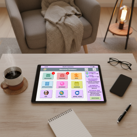 Tablette tactile senior Facilotab Nomad XXL