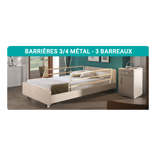 Barrière de protection Winncare 3 barreaux Barrière de protection Winncare 3 barreaux