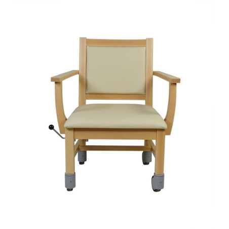 Chaise à roulettes ergonomique bariatrique avec frein centralisé Lubeck