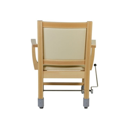 Chaise à roulettes ergonomique bariatrique avec frein centralisé Lubeck