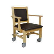 Chaise à roulettes...