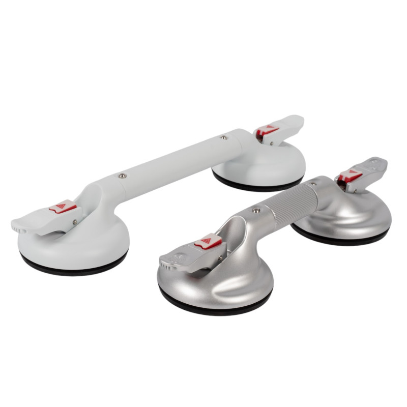 Barre d'appui à ventouses Secura - Taille : 44 cm - Blanc - 44 cm