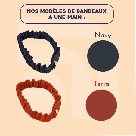 Bandeau pour cheveux attache à une main - LULLABY