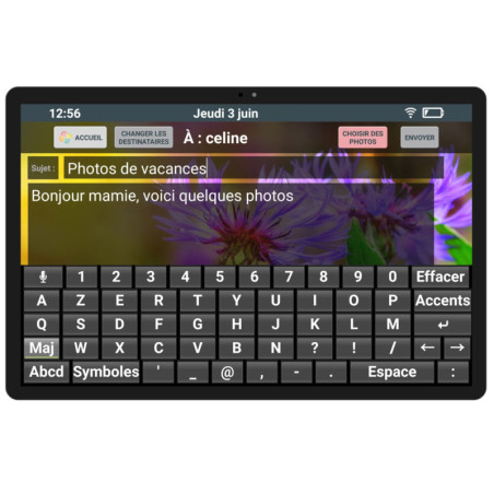 Tablette tactile senior Facilotab Classic WiFi