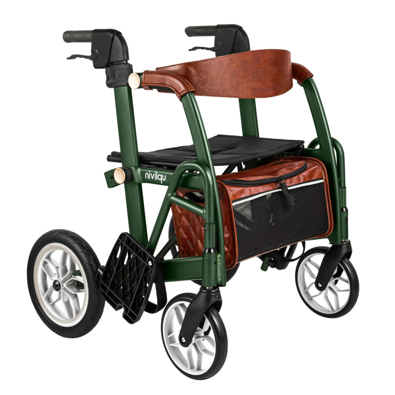 Déambulateur fauteuil de transfert 2 en 1 Glide - 30 cm