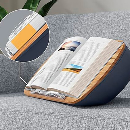 Support de lecture ergonomique inclinable pour tablette livre et ordinateur portable