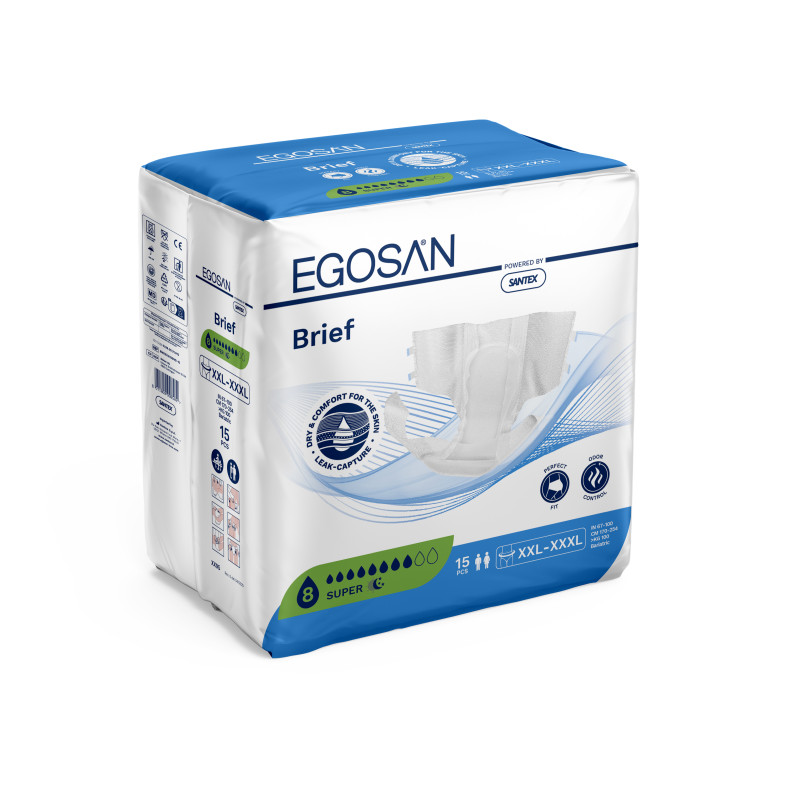 Change complet - Slip X-Dry XXXL - Egosan - Taille : XXXL - 170 - 254 cm