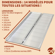 La rampe d'accès pliable APLOS